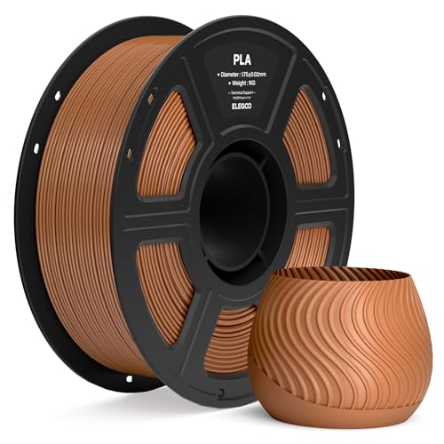 ELEGOO PLA 3D Printer Filament 1.75mm Brown 1KG - color: 1pcs Brown 1kg