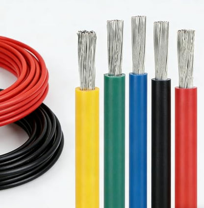24 AWG Tinned Copper Electric Wire kit 24 Gauge Hook Up Wire 300V Cables Electronic Stranded PVC Cable Industries Electrics DIY box1 - color: Box-1, size: 24AWG