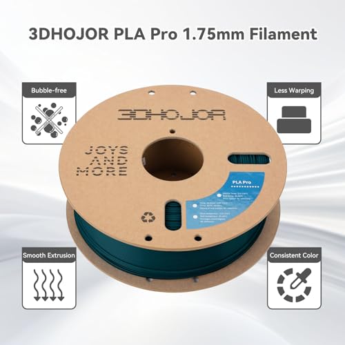 3DHoJor PLA+ 3D Printer Filament Green,1KG - color: Green