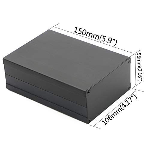 Aluminum Electronic Project Box, PCB Case, 4.17” x 2.16” x 5.90”(LWH)