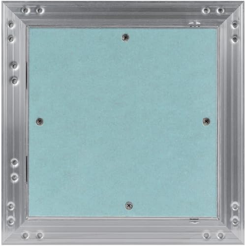 8" x 8" Inch Wall Access Panel - Waterproof Drywall Panel & Aluminum Frame Crawl Space Hatch Door - Plumbing Access Panel for Wall & Ceiling, HVAC - Drywall Access, Cover - size: 8 x 8