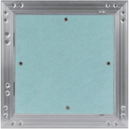 8" x 8" Inch Wall Access Panel - Waterproof Drywall Panel & Aluminum Frame Crawl Space Hatch Door - Plumbing Access Panel for Wall & Ceiling, HVAC - Drywall Access, Cover - size: 8 x 8