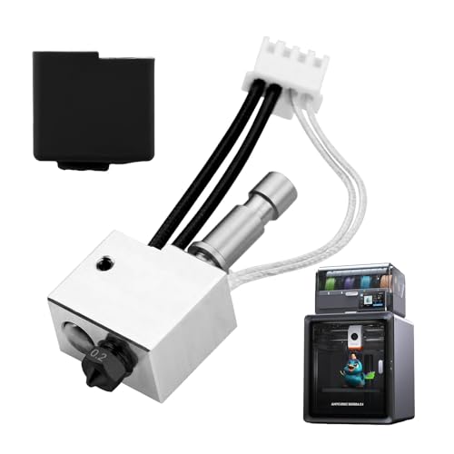 3D Printer 0.2mm S1C Hotend 2Pack Hardened Hotend for Kobra S1 Combo Stainless Steel Print Head Extruder Kit Hot End Hardened Steel Nozzle for Kobra S1 Combo/ACE Pro