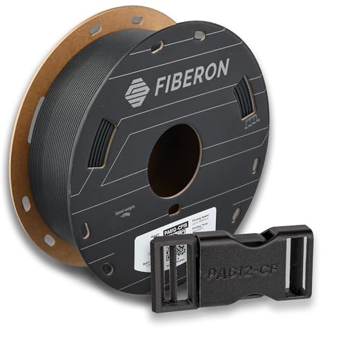Polymaker Fiberon PA612-CF15 Carbon Fiber Nylon Filament 1.75mm, Black, 0.5kg - color: Black Pa612-cf15 0.5kg, size: NYLON