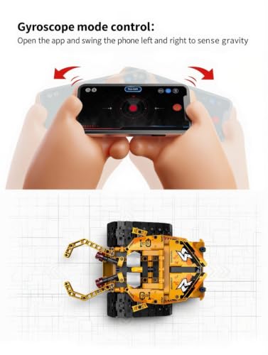 5-in-1 STEM Robot Building Toy RC and Programmable App Control. Drag-and-Drop Visual Coding Language. Engineering Set. Gifts for Kid Boys Girls Ages 5 6 7 8 9 10 11 12 13
