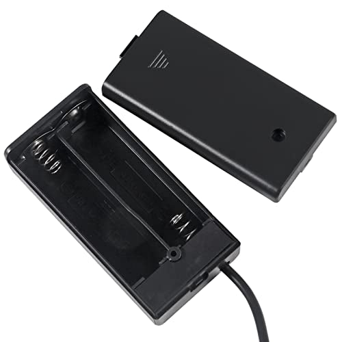 5pcs 2 AA Battery Holder USB Female Socket 2 AA Battery Case Box Holder with Cover ON-Off Switch and USB Cable - color: 5pcs 2 AA Battery Holder USB Female Socket