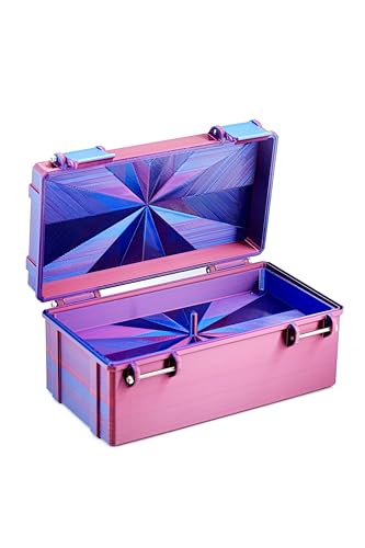Vial Guard Storage Hard Case for 3ml, 5ml, 10ml, 30ml Vials, Secure Holder Multiple Sizes (Metalic, 50x3ml + Tray) - size: 50x3ml + Tray