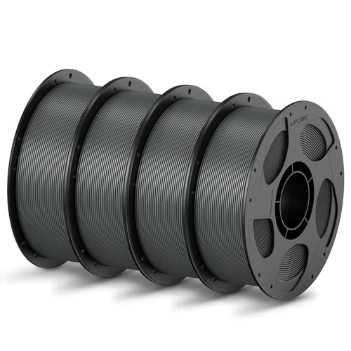 ANYCUBIC 3D Printer Filament PLA Bundle 4KG, Texture Grey - color: 4*1kg Pla Texture Grey