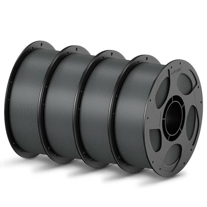 ANYCUBIC 3D Printer Filament PLA Bundle 4KG, Texture Grey - color: 4*1kg Pla Texture Grey