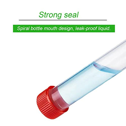 30ml Plastic Small Vials with Screw Caps Sample Tubes,PP Material, Free from DNase, RNase, Human DNA(30pcs) - style: 30ml 30pcs