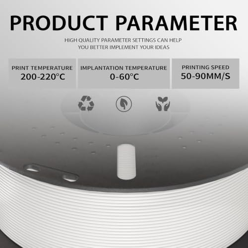 1.75mm Skin PLA+ Filament Accuracy +/- 0.02mm, 1kg Spool (2.2lbs) - color: Skin