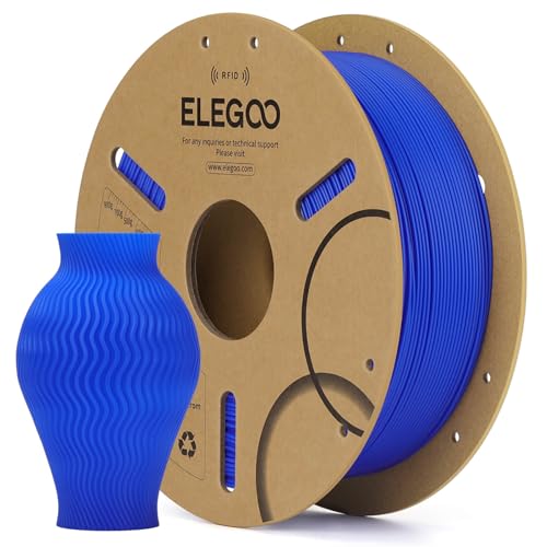 ELEGOO RFID PLA 3D Printer Filament 1.75mm Dark Blue 1KG - color: Rfid Dark Blue