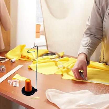 Embroider Adjustable Single Thread Spool Holder, Universal Single Cone and Spool Adjustable Thread Stand for Sewing and Embroidery Machines, Single Thread Stand for Smoother Feed