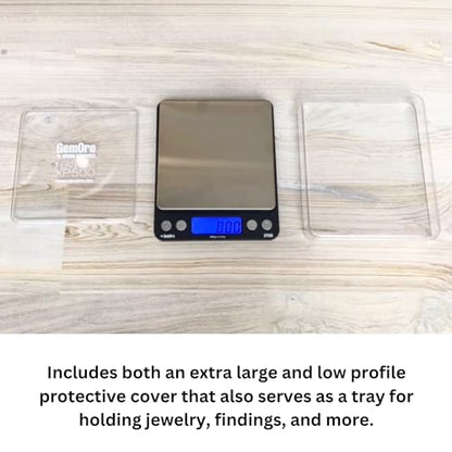 GemOro Platinum XP500 Extra-Precision Pocket Jewelry Scale, 500g x 0.01g