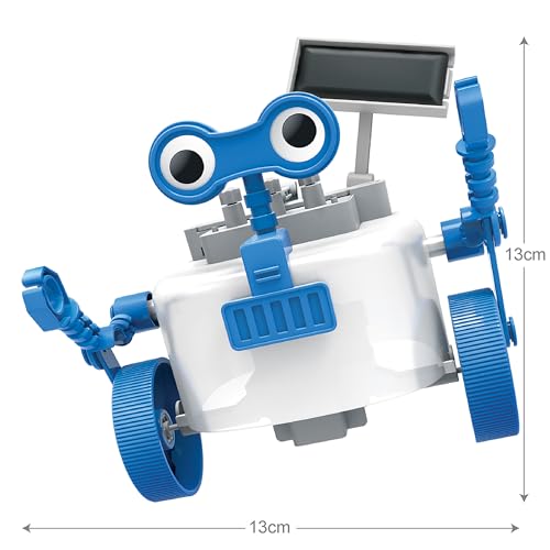4M Green Science Rover Robot - DIY Solar & Battery Hybrid STEM Building Kit