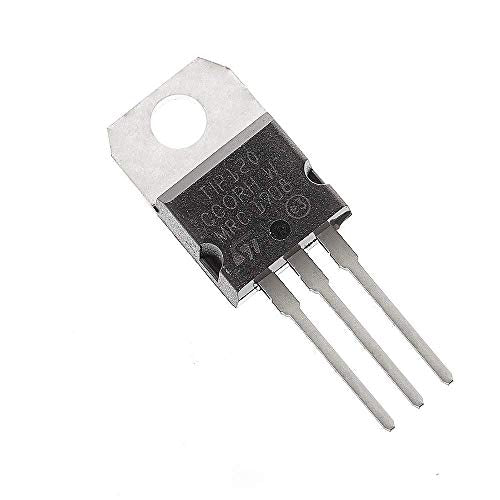 DAOKI 30pcs TIP120 60V 5A NPN Darlington Bipolar Power Transistor TO-220 3Pin for Arduino with 2.2k Ohm Resistors, 1N4001 DIODE