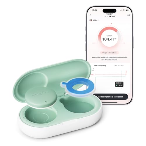 Momcozy Wearable Digital Thermometer for Baby, Continuous App Monitoring - size: Thermometer