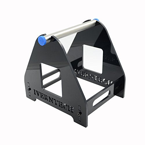 1 Pcs 3D Printer Filament Spool Holder Black Acrylic Storage Rack - size: Black Acrylic