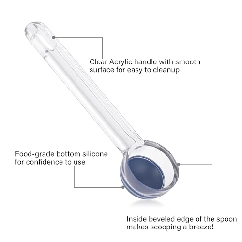 Cookie Scoop Set 1 Tablespoon, Size #60 Cookie Dough Scooper for Baking, 15 ml/0.5 oz Ice Cream Scoop, Acrylic Scoop, Comfortable Grip - size: 1 tbsp set of 3 (35mm)