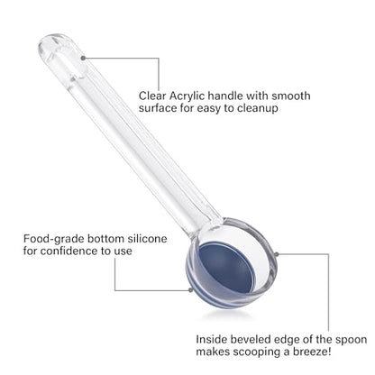 Cookie Scoop Set 1 Tablespoon, Size #60 Cookie Dough Scooper for Baking, 15 ml/0.5 oz Ice Cream Scoop, Acrylic Scoop, Comfortable Grip - size: 1 tbsp set of 3 (35mm)