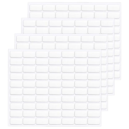 JANYUN 140 Pcs Mounting Putty, Double Sided Sticky Dots Poster Putty Clear - size: 20x10mm Square 140pcs