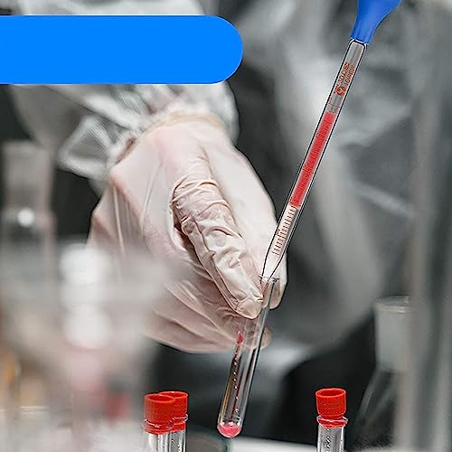 Pipettes with Big Rubber Bulb, 2Pcs Glass Droppers, 1 Cleaning Brush - size: 10 ml Pipettes