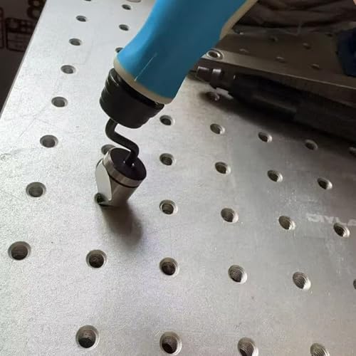 NG1000-BC1651 Professional Deburring Tool Set | 90° Countersink Bit for Metal, Wood, Plastic | Chamfering Edge Burr Remover for Aluminum, Steel, Copper, PVC & DIY Projects - color: Blue White