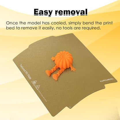 Creator 5 Build Plate Double Sided Textured Board Removable Heated Bed - color: Gold