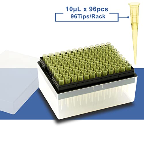 ONiLAB 100µL Universal Pipette Tips, 96 Tips/Rack, DNase/RNase Free - size: 100ul
