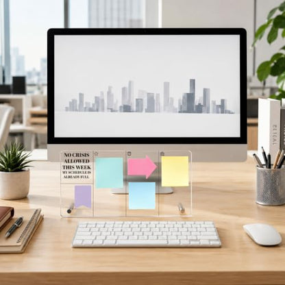No Crisis Allowed This Week Memo Board Office Acrylic Monitor Memo Board - color: No Crisis Allowed This Week