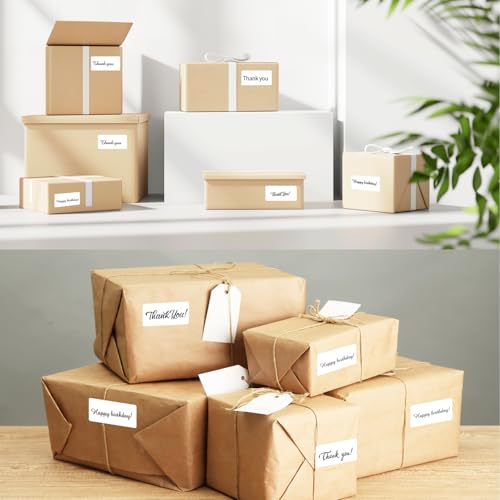 2x1 Inch Thermal Labels, White Thermal Printer Stickers, Waterproof Self-Adhesive Shipping Label Printer Sticker for Barcode, Name, Address, 300 Labels/Roll - color: White-1, size: 1*2 inch/1 roll