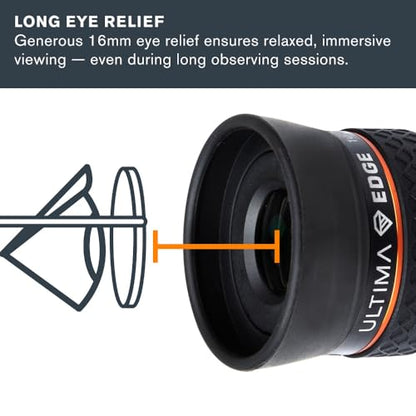 Celestron Ultima Edge 10mm 1.25" Eyepiece for High-Power Planet Views