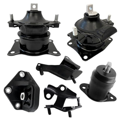 Engine Motor and Transmission Mount Kit Set of 6 for 2003-2007 Accord 2.4L - size: 03-07 Accord 2.4L