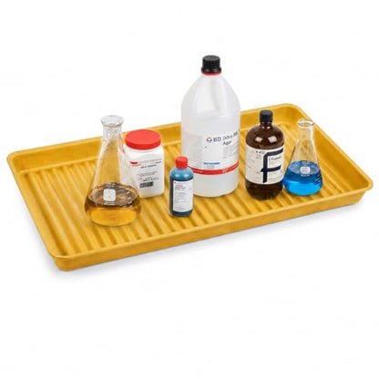 Eagle Spill Containment Utility Tray, 5 Gallon Sump, Made in USA, Yellow - color: Yellow