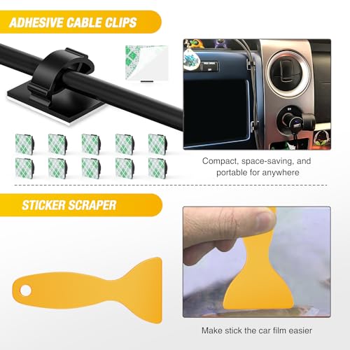 GOOACC 88Pcs Trim Removal Tool Auto Push Pin Bumper Retainer Clip Set - color: 88Pcs Clips Removal Kit Black