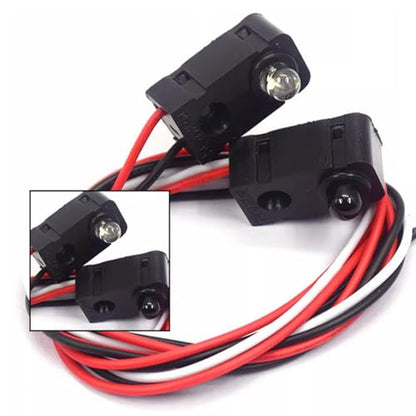 IR Break Beam Sensor 3MM LEDs Counting Module Split Through-Beam Photoelectric Switch (80cm Projection Distance) - style: 80cm Projection Distance