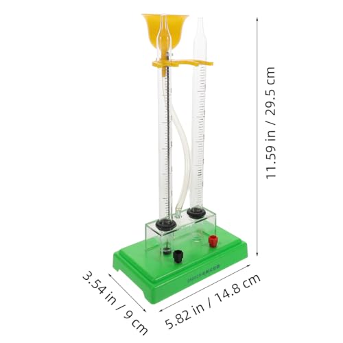 Toyvian Water Electrolysis Apparatus for Lab Educational Use Oxygen Production Electrolysis Machine Chemistry Lab Equipment 11.61X5.82X3.54In