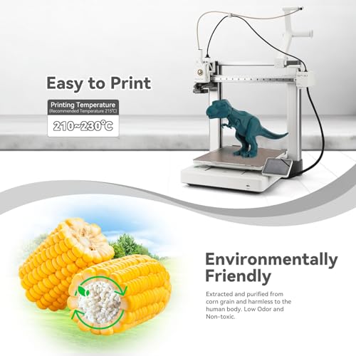 3DHoJor PLA+ 3D Printer Filament Green,1KG - color: Green
