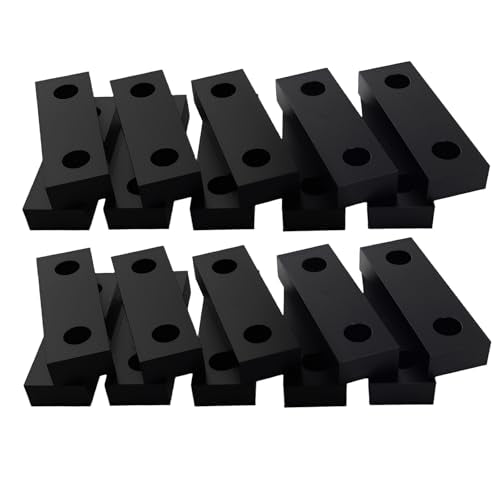 maXpeedingrods Soft Jaws 10 Set 20 pcs 6 x 2 x 1" Standard Aluminum Machinable for 6" Vises