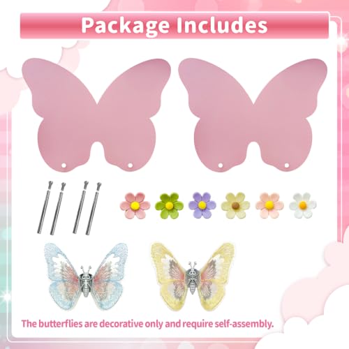 2 Pcs Small Magnetic Board, Cute Magnet Display Stand for Tabletop - color: 2pcs Pink