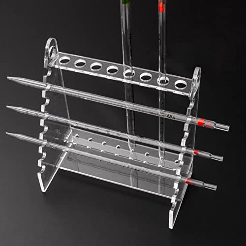 Pipette Rack Holder Stand 15mm Hole Diameter Laboratory Pipettor Holder