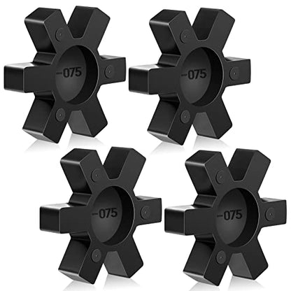 Fabbay 4 Pcs L075 Flexible Nbr Rubber Spider Insert for Jaw Coupling - size: L075