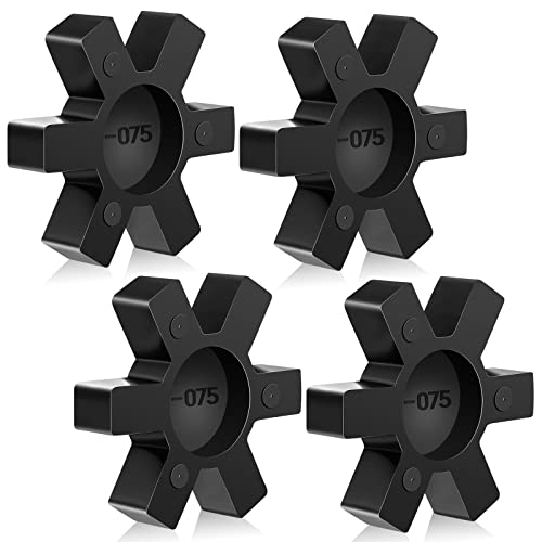 Fabbay 4 Pcs L075 Flexible Nbr Rubber Spider Insert for Jaw Coupling - size: L075