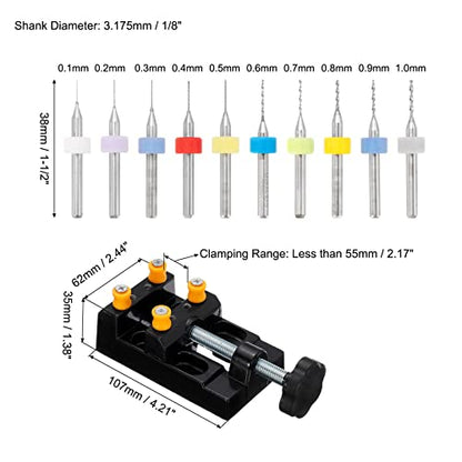 uxcell 37pcs Hand Drill Tool Set Hand Tool for DIY Craft Carving