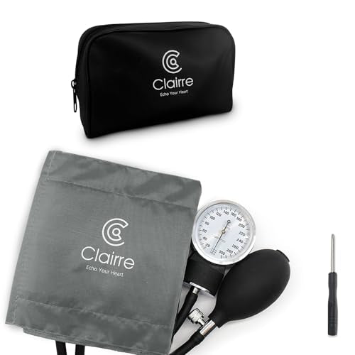 Manual Blood Pressure Cuff for Home Medical BP Monitoring, Gray - color: Gray, style: Without Stethoscope