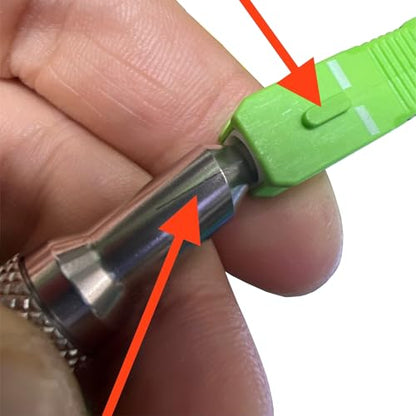 2.5mm APC Male Connector Suit for Optical Fiber Cleaning Inspection Probe KIP-600V - style: 2.5mm APC Male