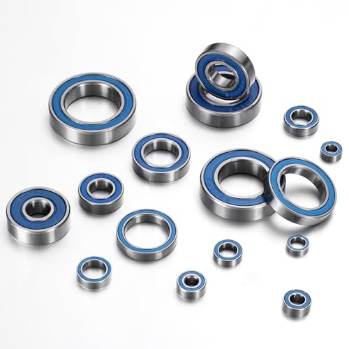 uxcell 8 Pcs 6702-2RS Deep Groove Micro Bearing, 15x21x4mm Chrome Steel - size: 6702-2RS