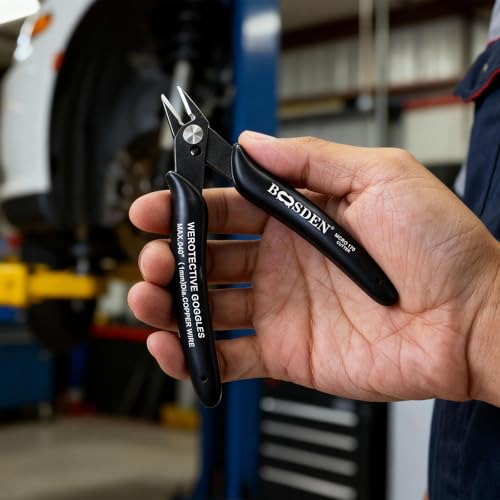 BOOSDEN 5 Pack Small Micro Wire Cutters Flush Cutter Pliers 5-Inch - color: Micro - 5 Pack