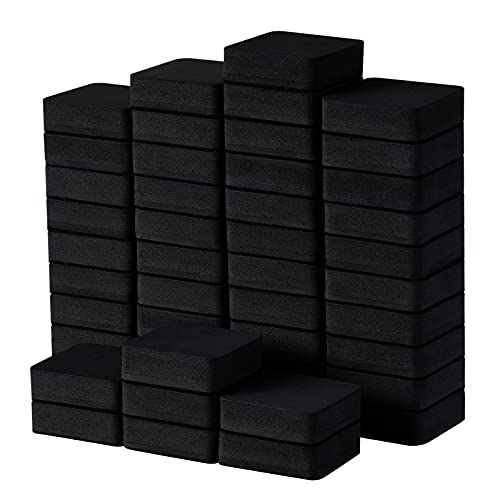 Favourde 48 Pack Magnetic Whiteboard Dry Erase Erasers for Classroom School - color: Black