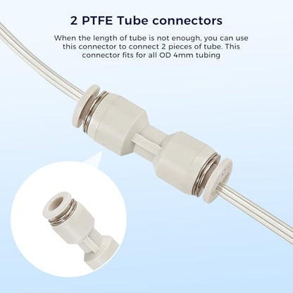 Sovol Upgraded PTFE Tube Star-Shaped Inner 5M/16.4ft with Low Resistance - size: 5 Meter (Star-shaped)